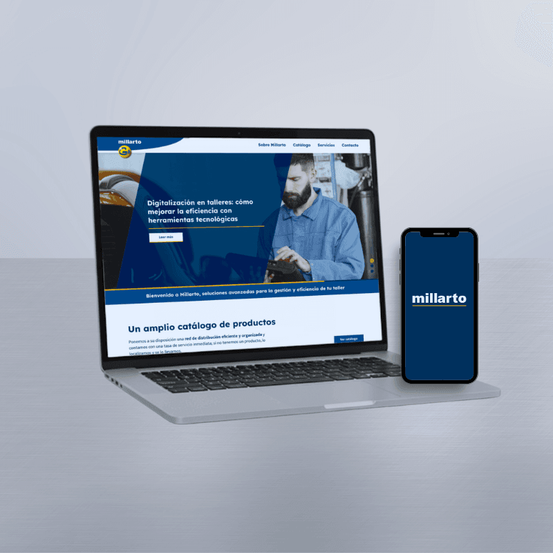 Millarto, desarrollo Web, optimización y SEO técnico